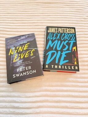 Alex Cross Must Die Hardcover Thriller - Black & Blue Cover